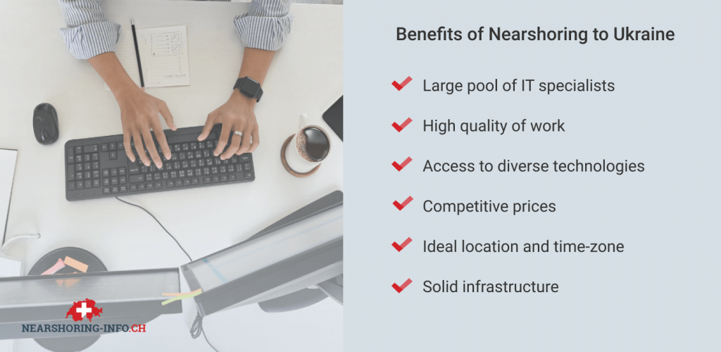 nearshoring to Ukraine benefits