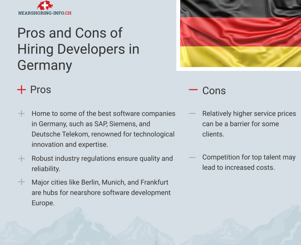 Germany developer pros and cons