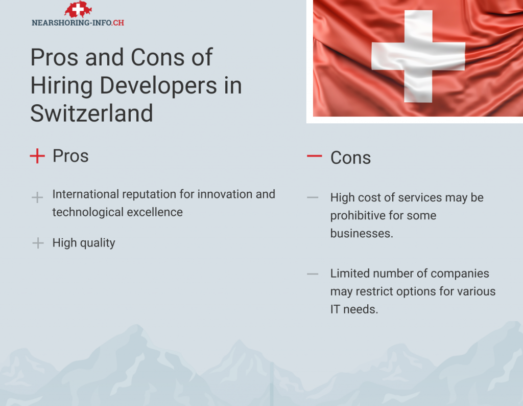 Switzerland developer pros and cons